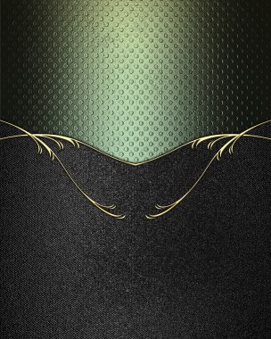 Siyah kadife arka plan yeşil top ile. Tasarım için öğe. Tasarım şablonu. reklam broşür veya duyuru davet, arka plan için alanı Kopyala