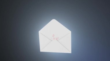 Spam kavramı. Zarf dışarı uçan spam bir sürü