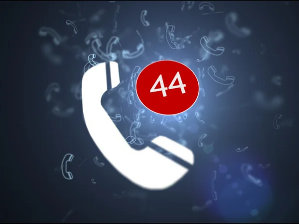 Phone call. Concept missed calls — Stockfoto