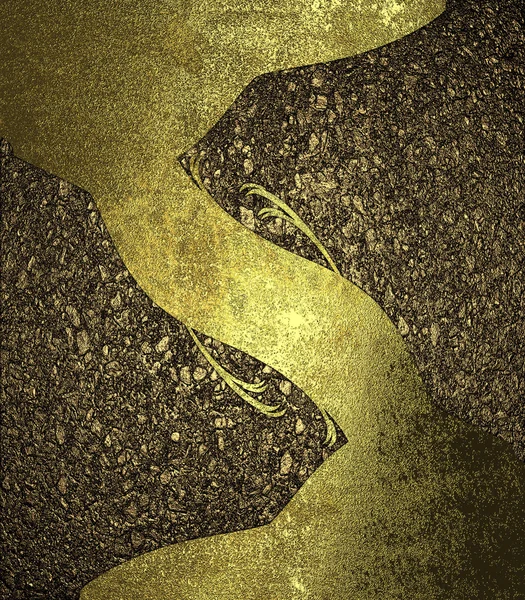 Fond de sable doré avec un motif. Élément pour la conception. Modèle pour la conception. espace de copie pour la brochure publicitaire ou l'invitation à l'annonce, fond abstrait — Photo