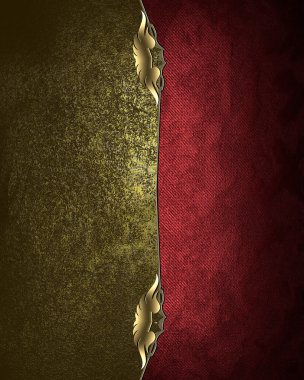 Grunge texture with red beautiful stripe. Element for design. Template for design. copy space for ad brochure or announcement invitation, abstract background