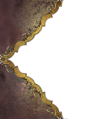 Template for decorating with gold pattern. Template for design. copy space for ad brochure or announcement invitation, abstract background