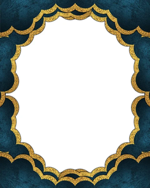 Blue abstract frame. Element for design. Template for design. copy space for ad brochure or announcement invitation, abstract background — Φωτογραφία Αρχείου