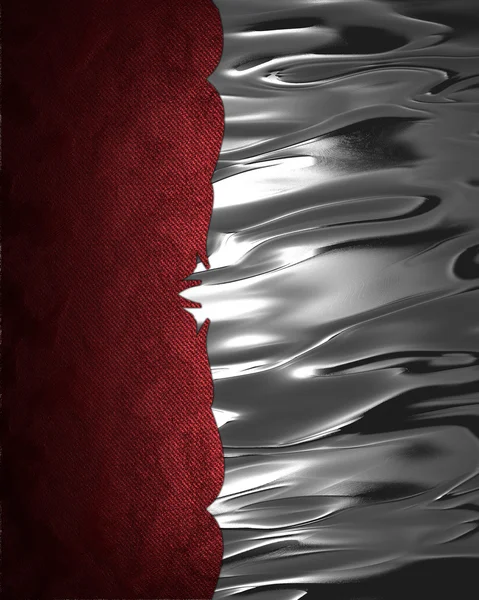 Textura roja sobre fondo metálico. Elemento para el diseño. Plantilla para diseño. espacio para la copia de anuncio folleto o anuncio invitación, fondo abstracto — Foto de Stock