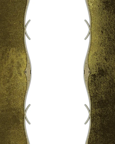 Altın Çerçeve. Tasarım için öğe. Tasarım şablonu. reklam broşür veya duyuru davet, arka plan için alanı Kopyala