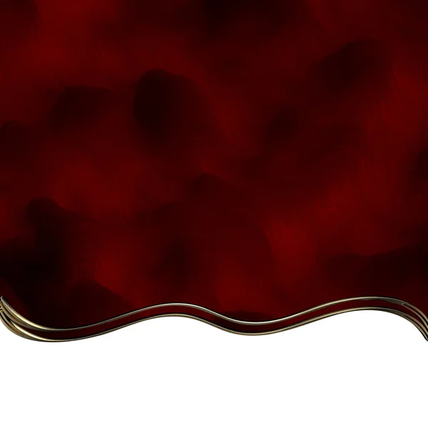 Red abstract background with wavy cut. Element for design. Template for design. copy space for ad brochure or announcement invitation, abstract background — Stock fotografie