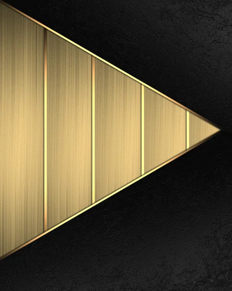 Background of golden ribbons with black bottom. Element for design. Template for design. copy space for ad brochure or announcement invitation, abstract background
