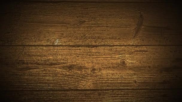 Loopable background animation of wooden planks. Camera moved — Stock Video