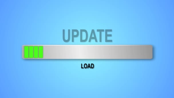 Indicator de update downloaden. Update downloaden — Stockvideo
