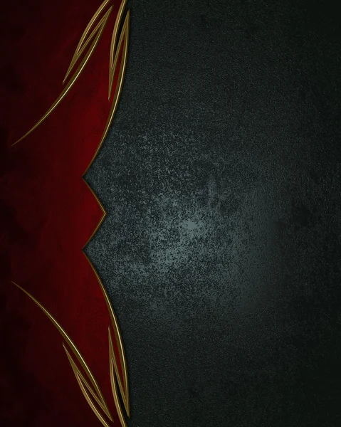 Grunge blue background with red decoration. Element for design. Template for design. copy space for ad brochure or announcement invitation, abstract background