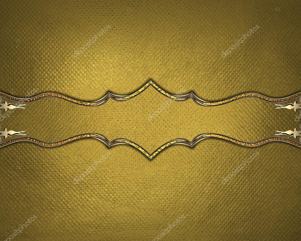 Template Yellow Name Plate With Pattern Element For Design Template For Design Copy Space For Ad Brochure Or Announcement Invitation Abstract Background Stock Photo Image By C Swevil