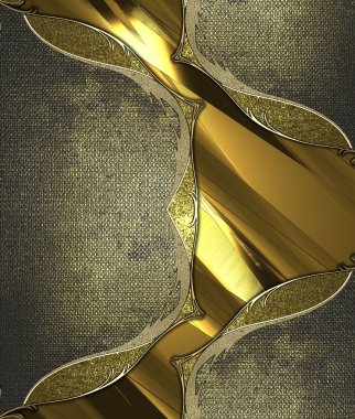 Grunge köşeli akmak altın arka plan. Tasarım için öğe. Tasarım şablonu. reklam broşür veya duyuru davet, arka plan için alanı Kopyala.