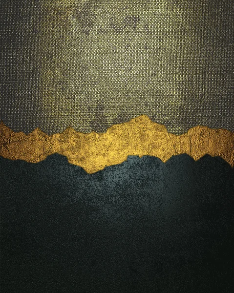 Grunge blue and gold metallic texture with crack. Element for design. Template for design. copy space for ad brochure or announcement invitation, abstract background. — Stock fotografie