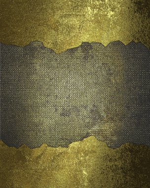 Altın çatlak çerçeveler ile metal arka plan. Tasarım öğesi. Tasarım şablonu. reklam broşürü veya duyuru davetiyesi için kopya alanı, soyut arka plan.