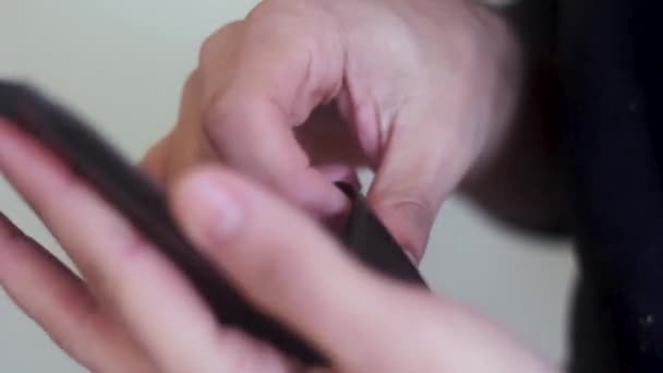 손가락을 — 비디오