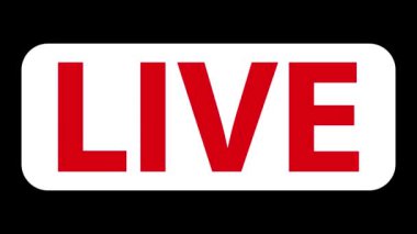 Yayın ya da Canlı Videolar için Canlandırılmış Canlı Simge