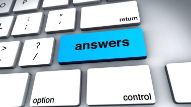 Çağdaş Klavyenin Kelime Yanıtı ile 3B Görünümü