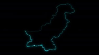 Pakistan 'ın Canlandırılmış Taslak Haritası