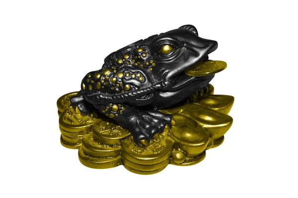 Статуэтка богатства жабы — стоковое фото