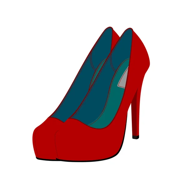 Chaussures femme en vecteur — Image vectorielle