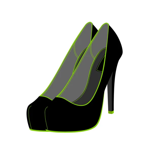 Chaussures femme en vecteur — Image vectorielle