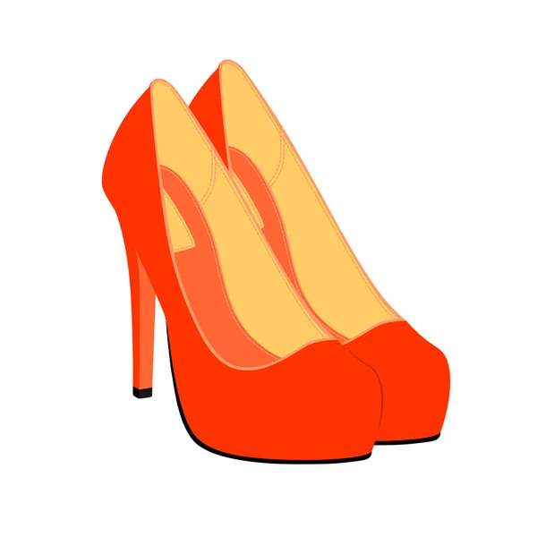 Zapatos femeninos en vector — Archivo Imágenes Vectoriales