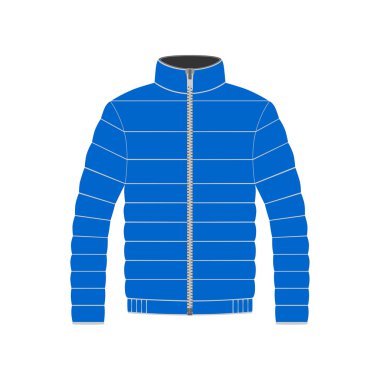 Beyaz arka plan üzerinde vektör ceket