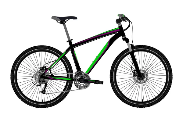 Vector bicicleta de montaña — Vector de stock