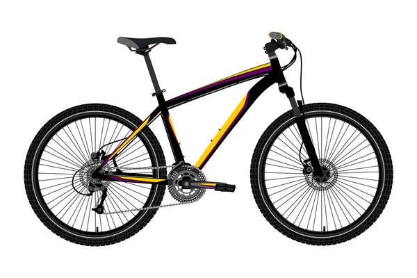 Vector bicicleta de montaña — Vector de stock