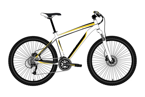 Vector bicicleta de montaña — Vector de stock