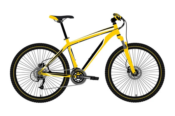 Vector bicicleta de montaña — Vector de stock