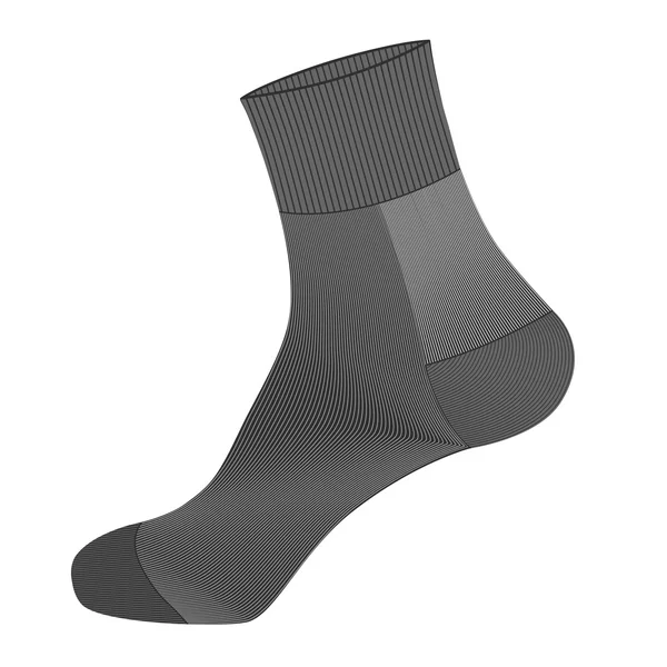 Socks in vector on white background — Stock Vector