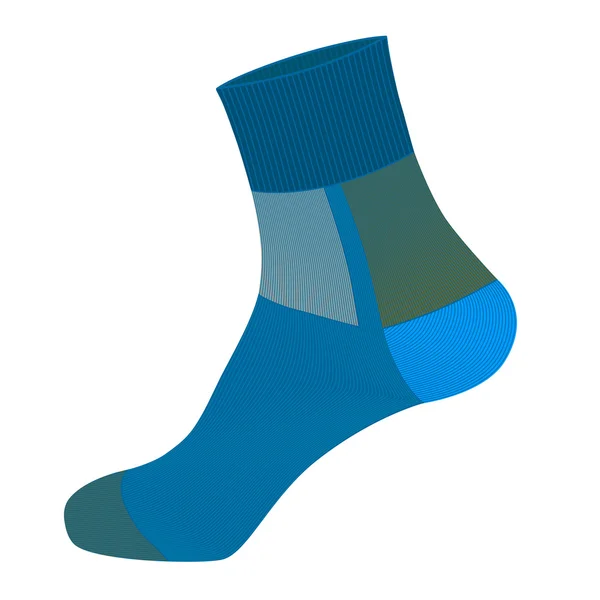 Ponožky ve vektoru na bílém pozadí — Stockový vektor