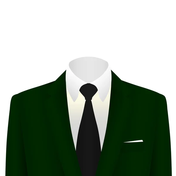 Traje de negocios vector — Vector de stock