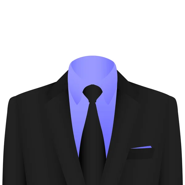 Business suit vector — Stock Vector