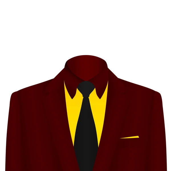 Costume d'affaires vecteur — Image vectorielle