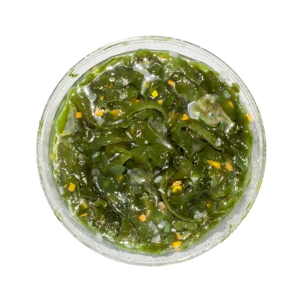 Sea Kale Sea Kelkáposzta Vitamin Saláta Háttér Hínár Legfelső Nézet — Stock Fotó