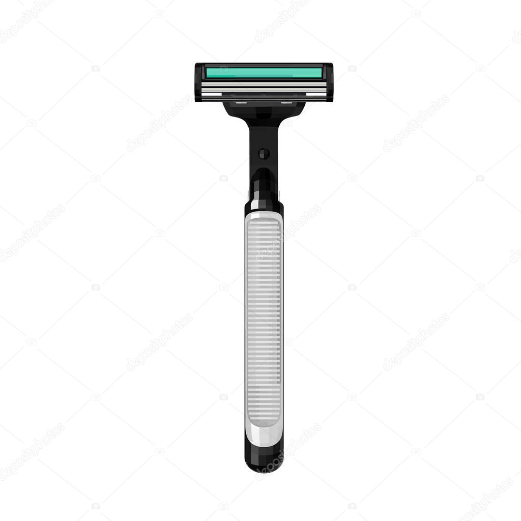 Shaving machine in vector on a white background.