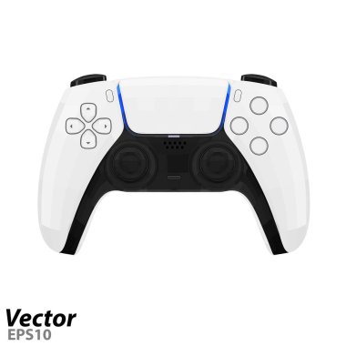 Yeni nesil oyun konsolu çizimi için oyun joystick 'i vektörde..