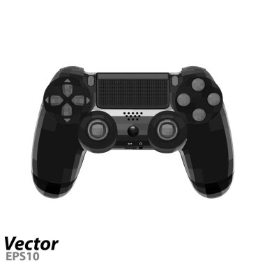 Yeni nesil oyun konsolu çizimi için oyun joystick 'i vektörde..