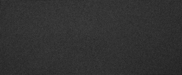 Synthetic Black Nylon Fabric Texture Dense Black Fabric Background Nylon — Stock Photo, Image