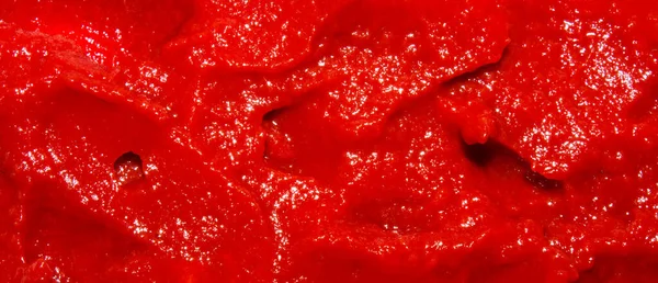 Die Textur Der Tomatenpaste Ketchup Background Tomatensauce — Stockfoto