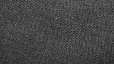 Siyah yoğun flüt kumaş dokusu. Siyah hasır halının arka planı..