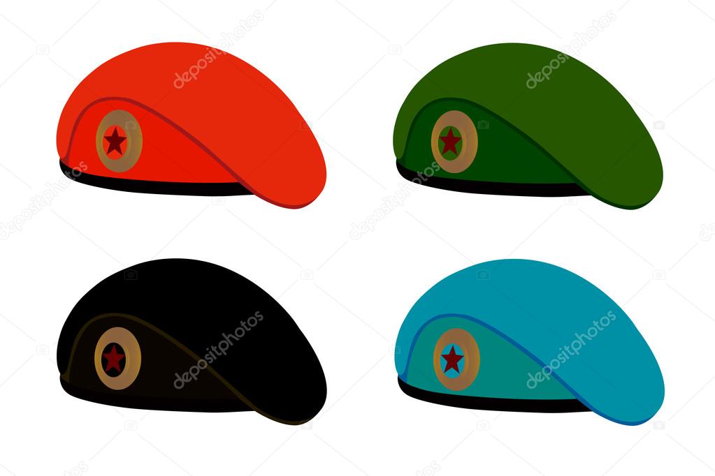 Colored berets