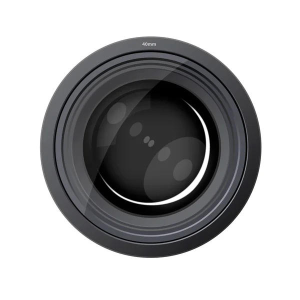 Kamera için lens — Stok Vektör