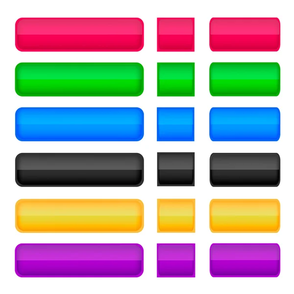 Colorful Button vector — Stock Vector