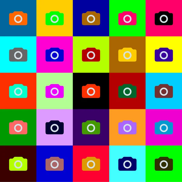 Camera icons in vector — Stock Vector