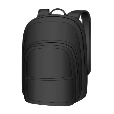 spor sırt çantası vektör