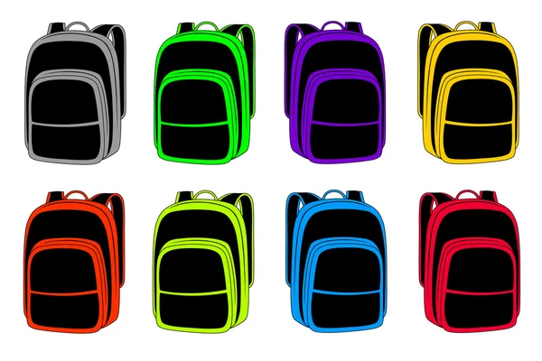 Deporte mochila vector — Vector de stock