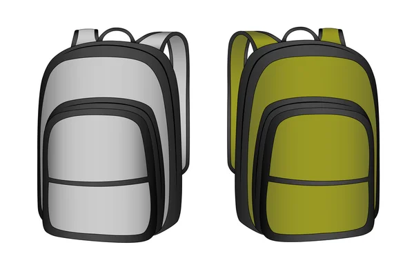 Deporte mochila vector — Vector de stock